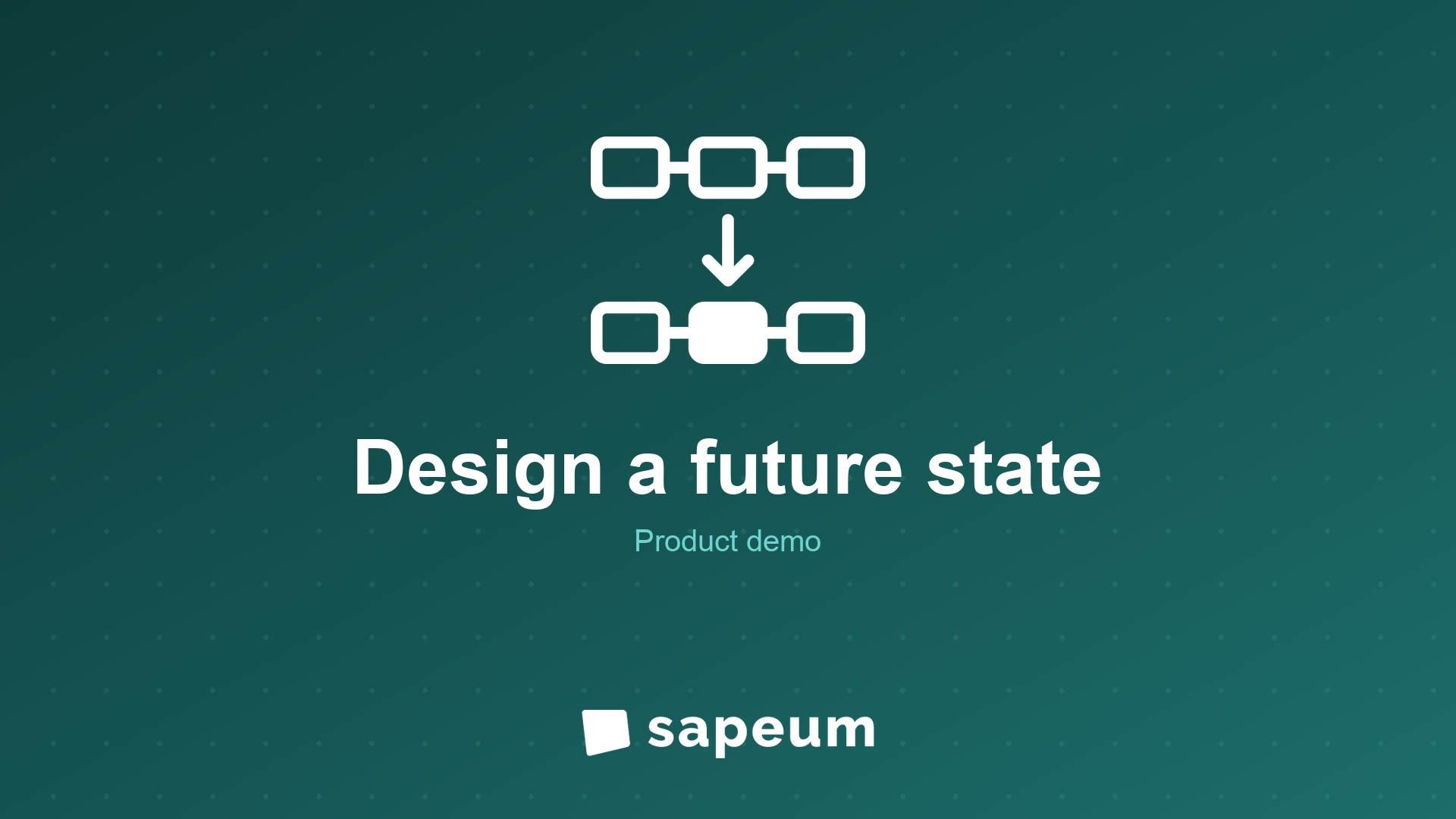 Watch a current-state map become a future state